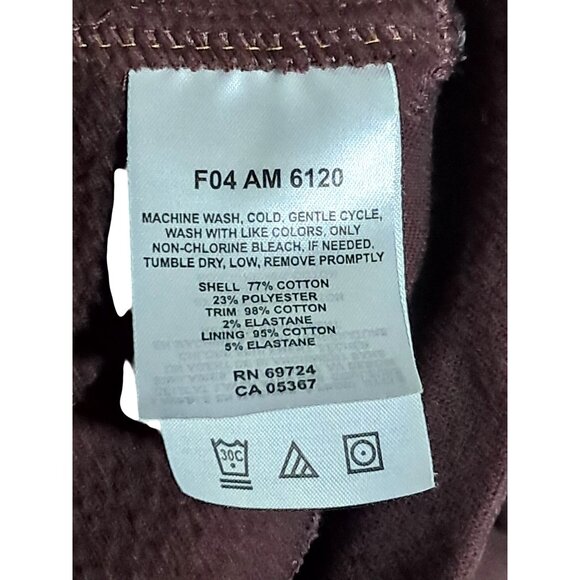 Columbia Womens XL Maroon Hooded Sweatshirt With Pockets - Picture 10 of 10